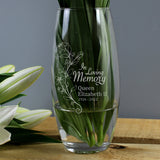 Personalised Memorial Vase - In Loving Memory