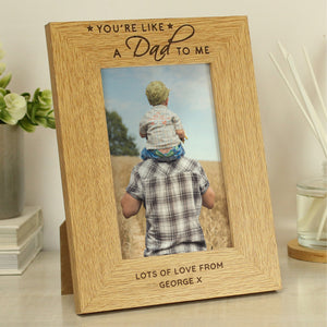Personalised "You're Like a Dad to Me" Photo Frame