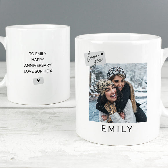 Personalised Message and Photo Mug