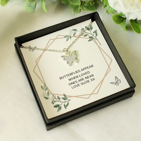 Butterfly Necklace Gift Set - The Flower & Gift Yard