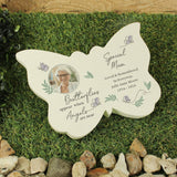 Personalised Butterfly Shape Memorial Stone - The Flower & Gift Yard
