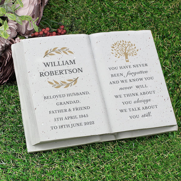 Personalised Family Tree Garden Memorial Stone - The Flower & Gift Yard