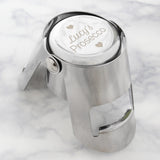 Personalised Heart Motif Prosecco Bottle Stopper - The Flower & Gift Yard