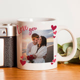 Personalised Love You Mug with Photo - The Flower & Gift Yard
