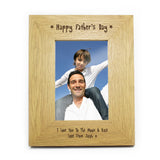 Personalised Happy Fathers Day Photo Frame