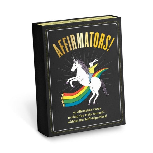 Affirmators! 50 Affirmation Cards Deck to Help You Help Yourself - Without the Self - Helpy - Ness! - The Flower & Gift Yard