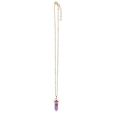 Amethyst Crystal Necklace Card - The Flower & Gift Yard