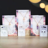 Amethyst Crystal Necklace Card - The Flower & Gift Yard