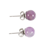 Amethyst Semi Precious Crystal Earrings - The Flower & Gift Yard