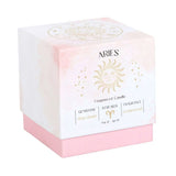 Aries Cedarwood Gemstone Zodiac Candle - The Flower & Gift Yard