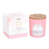 Aries Cedarwood Gemstone Zodiac Candle - The Flower & Gift Yard