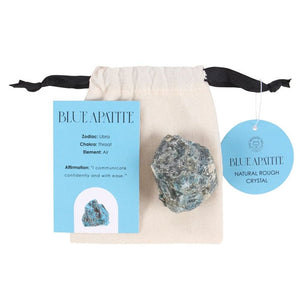 Blue Apatite Healing Rough Crystal - The Flower & Gift Yard