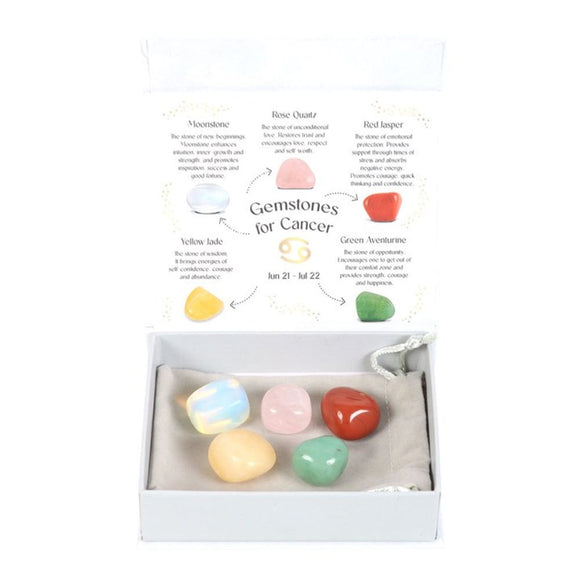 Cancer Crystal Tumblestone Set - The Flower & Gift Yard