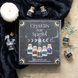 Crystals for Spells Crystal Chip Bottle Gift Set - The Flower & Gift Yard