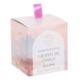 Gratitude Wild Rose Crystal Chip Candle - The Flower & Gift Yard
