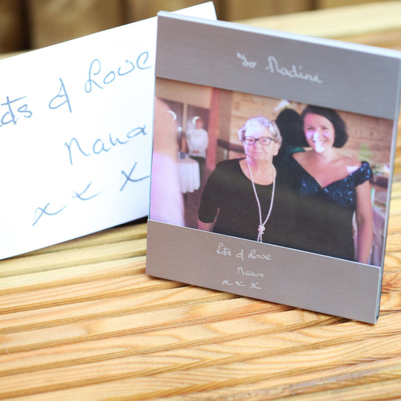 Hand Engraved Photo Frame - The Flower & Gift Yard