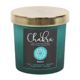 Heart Chakra Mint Crystal Chip Candle - The Flower & Gift Yard