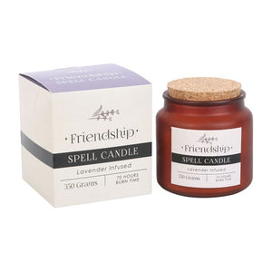Lavender Infused Friendship Spell Candle - The Flower & Gift Yard