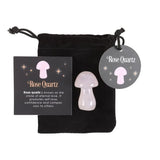 Magical Rose Quartz Crystal Mushroom - The Flower & Gift Yard