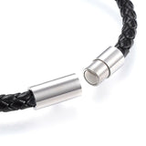 Men's Tigers Eye Leather Bracelet - The Flower & Gift Yard