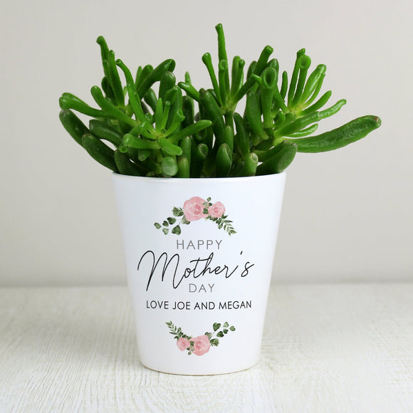 Mother's Day Personalised Plant Pot - The Flower & Gift Yard