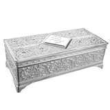 Personalised Antique Silver Plated Jewellery Box - The Flower & Gift Yard