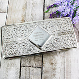 Personalised Antique Silver Plated Jewellery Box - The Flower & Gift Yard