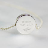 Personalised Botanical Memorial Photo Upload Necklace and Box - The Flower & Gift Yard