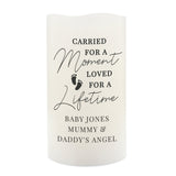 Personalised Carried For A Moment Led Candle - The Flower & Gift Yard