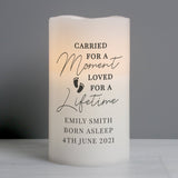 Personalised Carried For A Moment Led Candle - The Flower & Gift Yard
