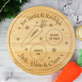 Personalised Christmas Eve Mince Pie Board - The Flower & Gift Yard