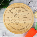 Personalised Christmas Eve Mince Pie Board - The Flower & Gift Yard