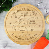 Personalised Christmas Eve Mince Pie Board - The Flower & Gift Yard