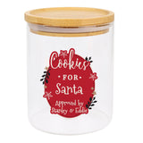 Personalised Christmas Glass Jar with Bamboo Lid - The Flower & Gift Yard