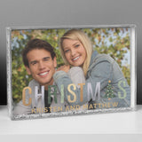 Personalised Christmas Glitter Shaker Photo Frame - The Flower & Gift Yard