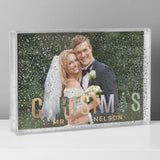 Personalised Christmas Glitter Shaker Photo Frame - The Flower & Gift Yard