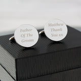 Personalised Cufflinks - The Flower & Gift Yard