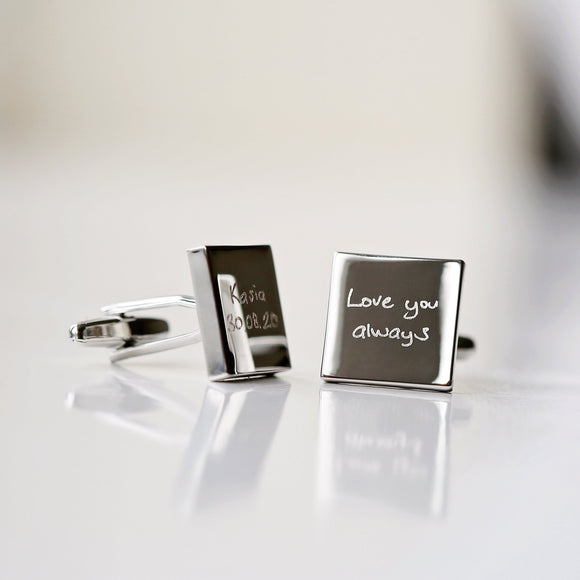 Personalised Cufflinks - The Flower & Gift Yard