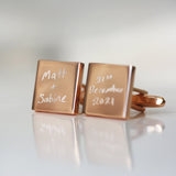 Personalised Cufflinks - The Flower & Gift Yard
