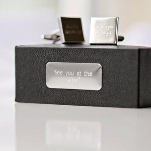 Personalised Cufflinks - The Flower & Gift Yard