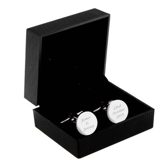 Personalised Cufflinks - The Flower & Gift Yard