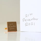 Personalised Cufflinks - The Flower & Gift Yard