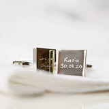 Personalised Cufflinks - The Flower & Gift Yard