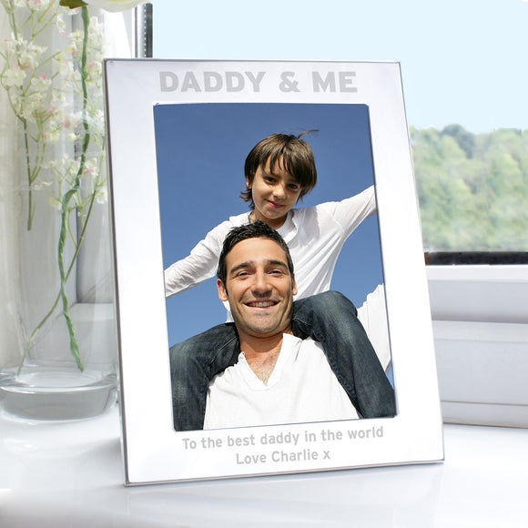 Personalised Daddy & Me Photo Frame - The Flower & Gift Yard