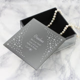 Personalised Diamante Glass Trinket Box - The Flower & Gift Yard