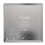 Personalised Diamante Glass Trinket Box - The Flower & Gift Yard