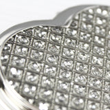 Personalised Diamante Heart Compact Mirror - The Flower & Gift Yard