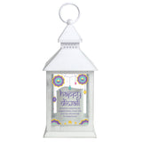 Personalised Diwali White Lantern - The Flower & Gift Yard