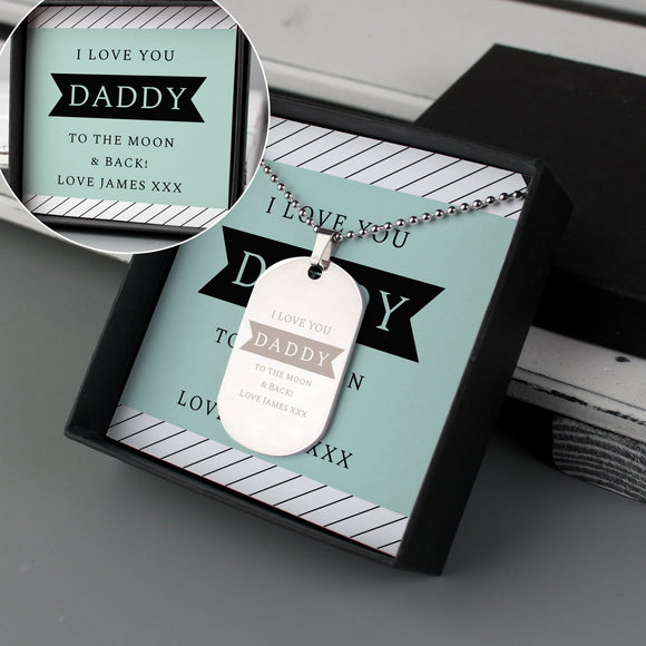 Personalised Dog Tag Necklace - The Flower & Gift Yard