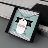 Personalised Dog Tag Necklace - The Flower & Gift Yard